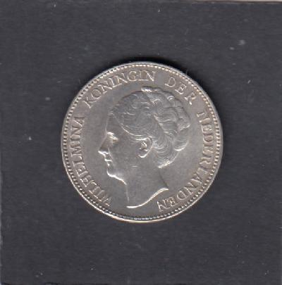 Beschrijving: 1 Gulden WILHELMINA